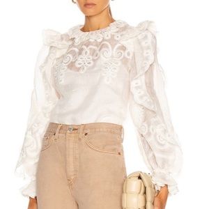 NWT Zimmermann Lovestruck Rope Blouse US6